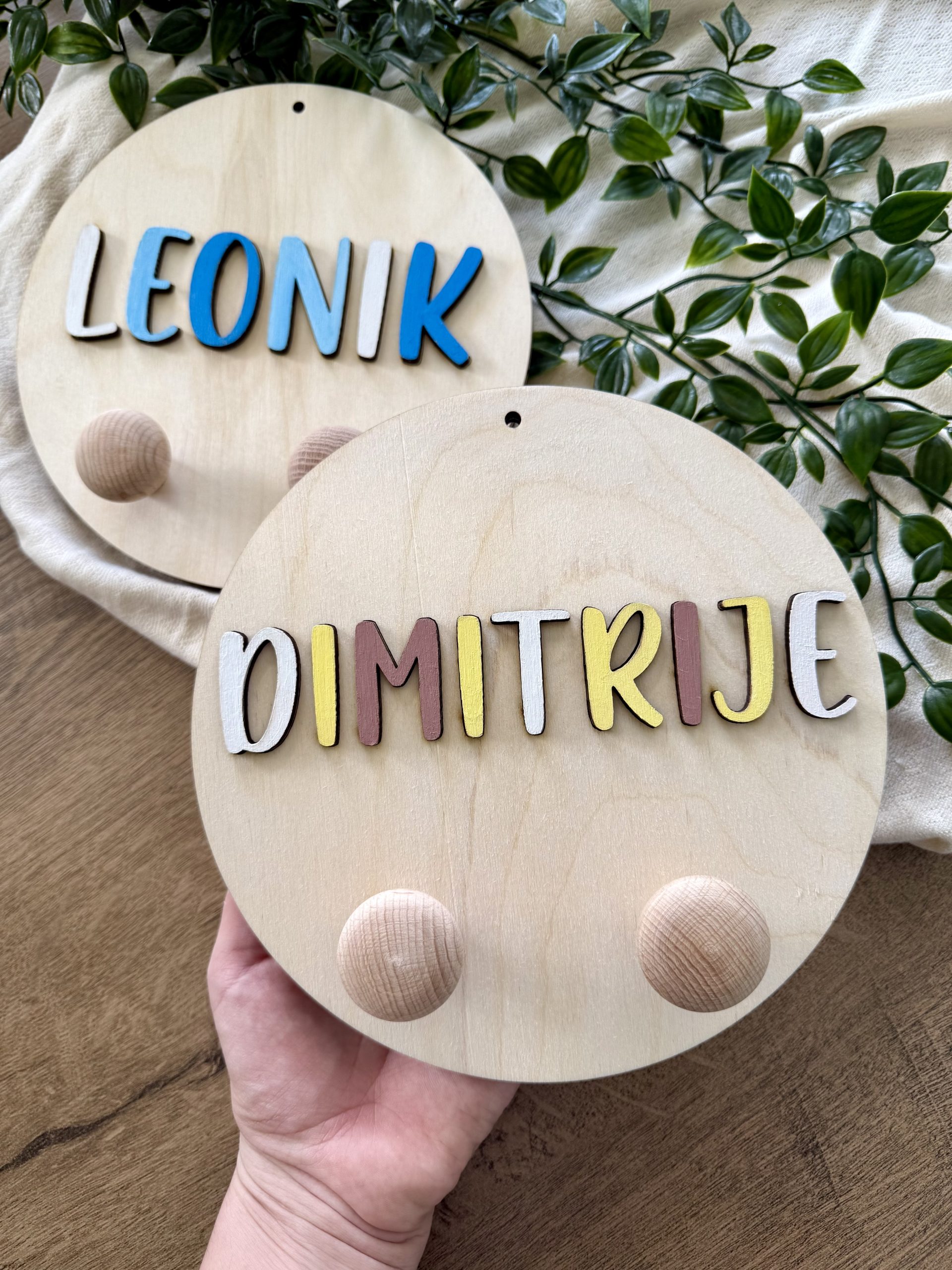 Drveni čiviluci sa imenom - Слика 1